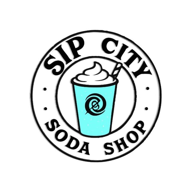 Sip City Soda Shop logo